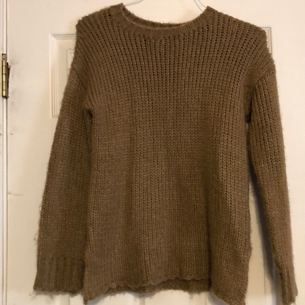 Forever 21 tan sweater